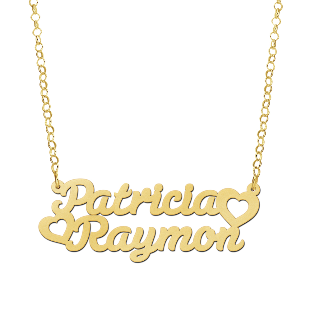 Vergoldete Namenskette Patricia-Raymon