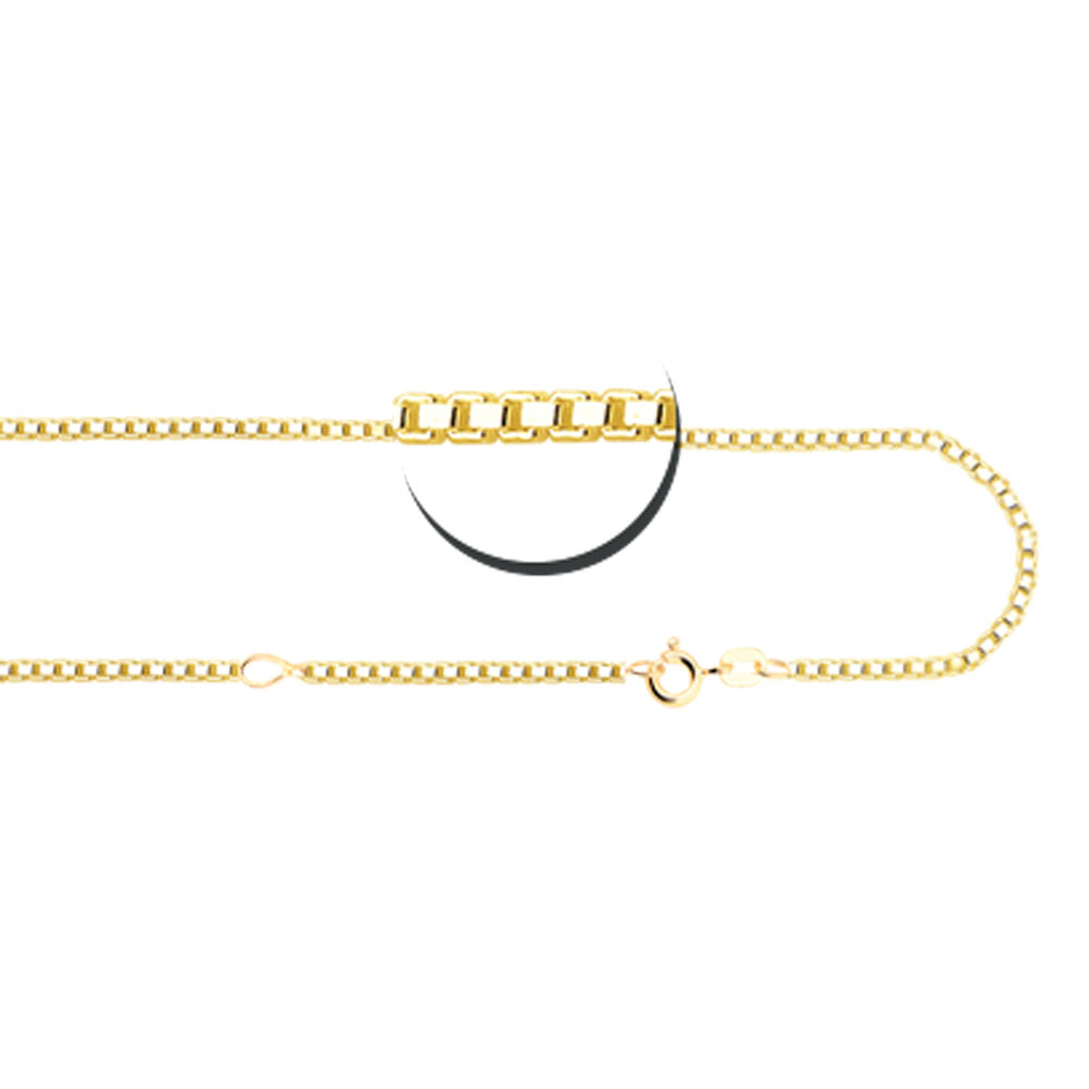 Goldene Venezianer Kette 45-50 cm