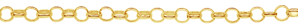 38-42cm (Kind)   -   Goldene Kette Jasseron