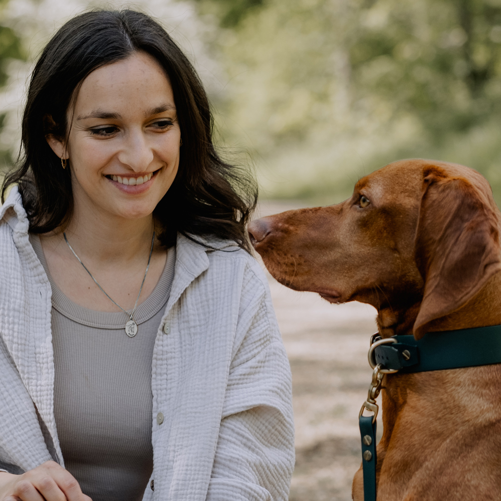 Silberne Haustier Kette mit Gravur English Cocker Spaniel