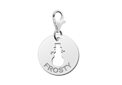 Silber Charm Schneemann Silber Charm Schneemann
