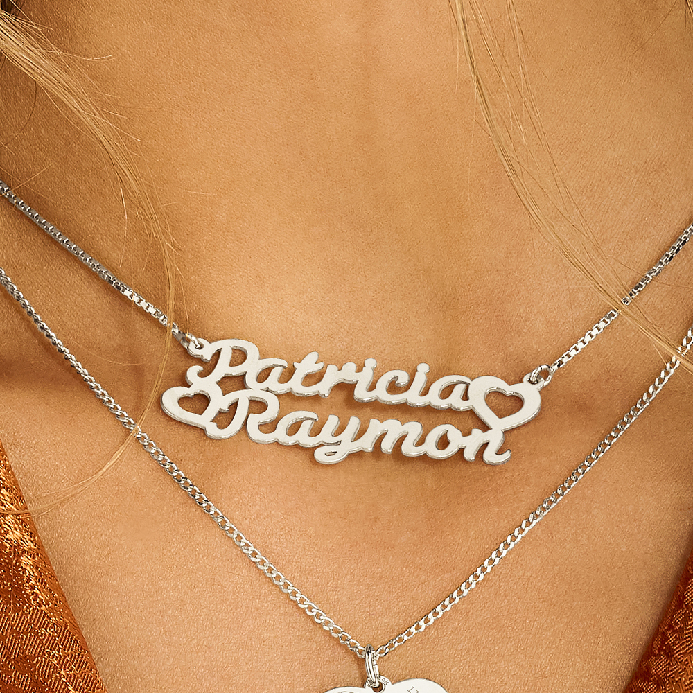 Silberne Namenskette „Patricia-Raymon“
