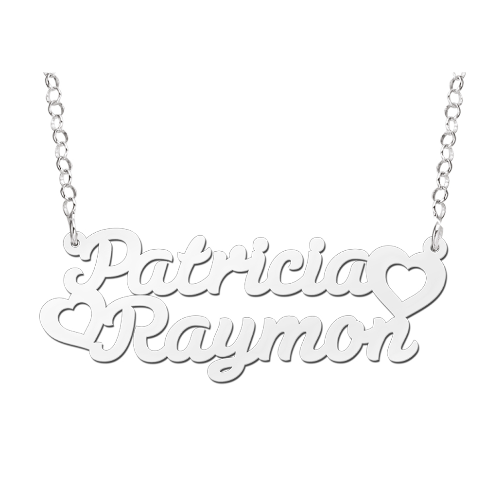 Silberne Namenskette „Patricia-Raymon“