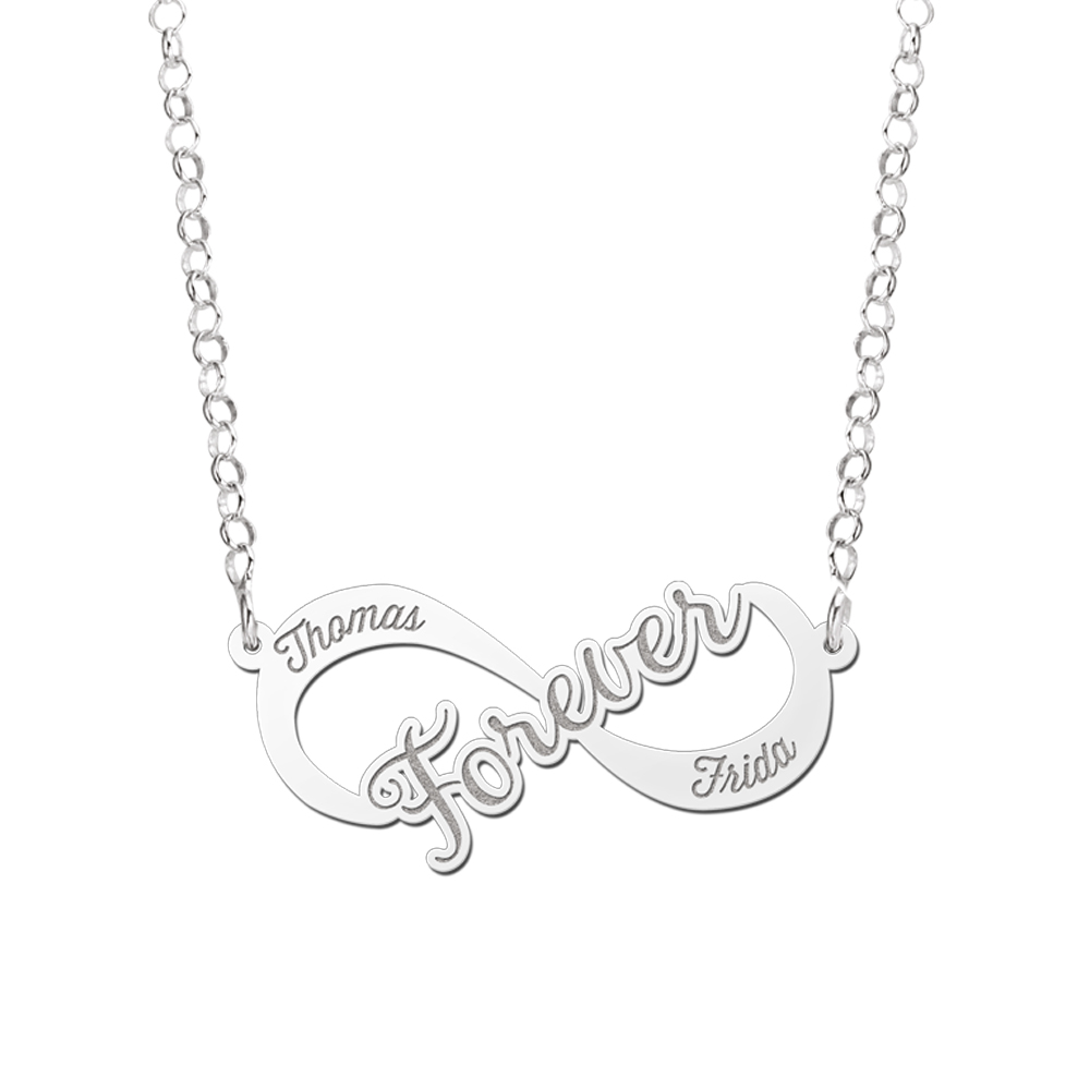 Unendlichkeit Kette 'Forever' aus Silber