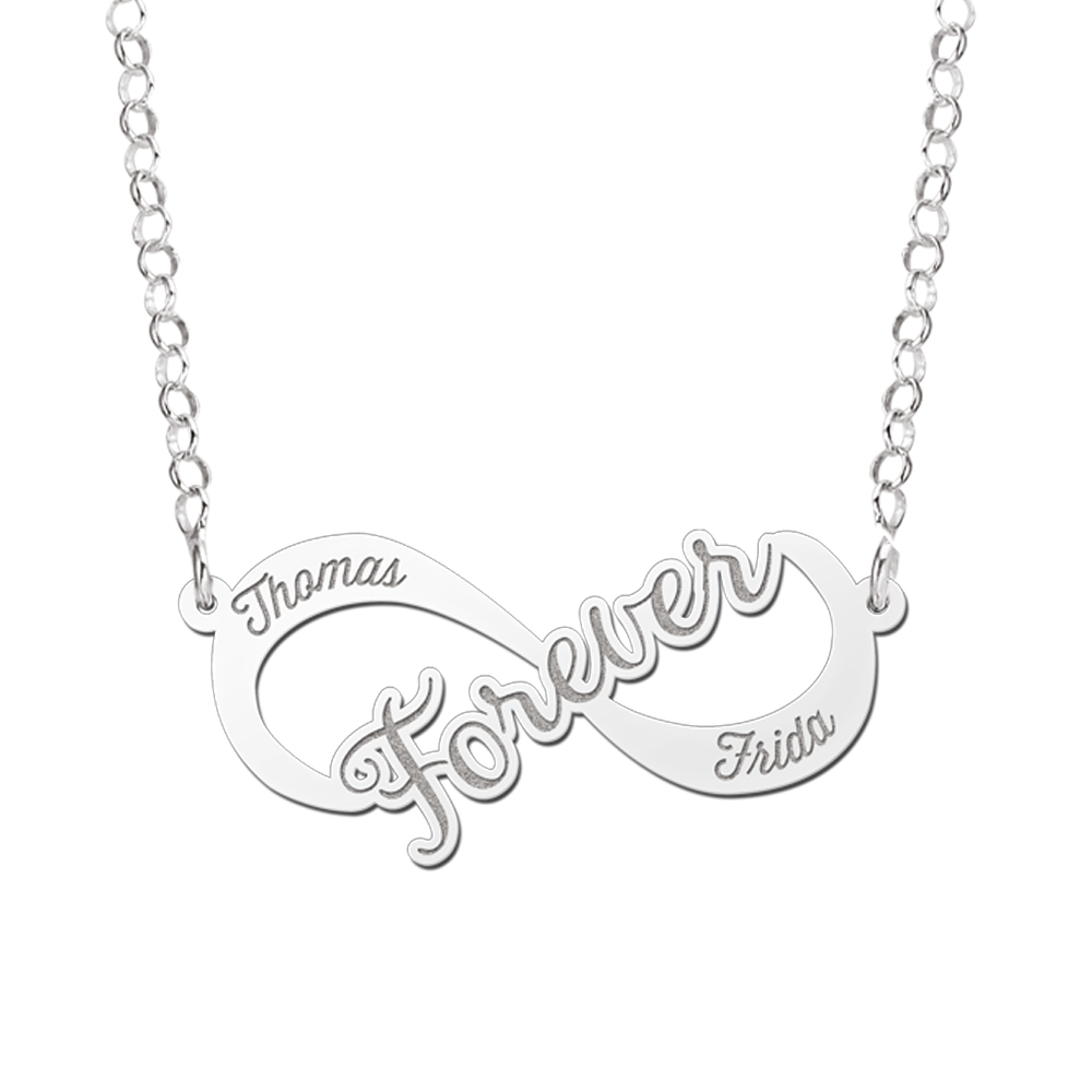 Unendlichkeit Kette 'Forever' aus Silber