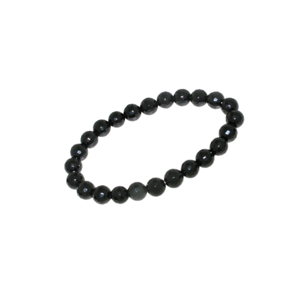 Armband aus facet geschliffenem Onyx Armband aus facet geschliffenem Onyx