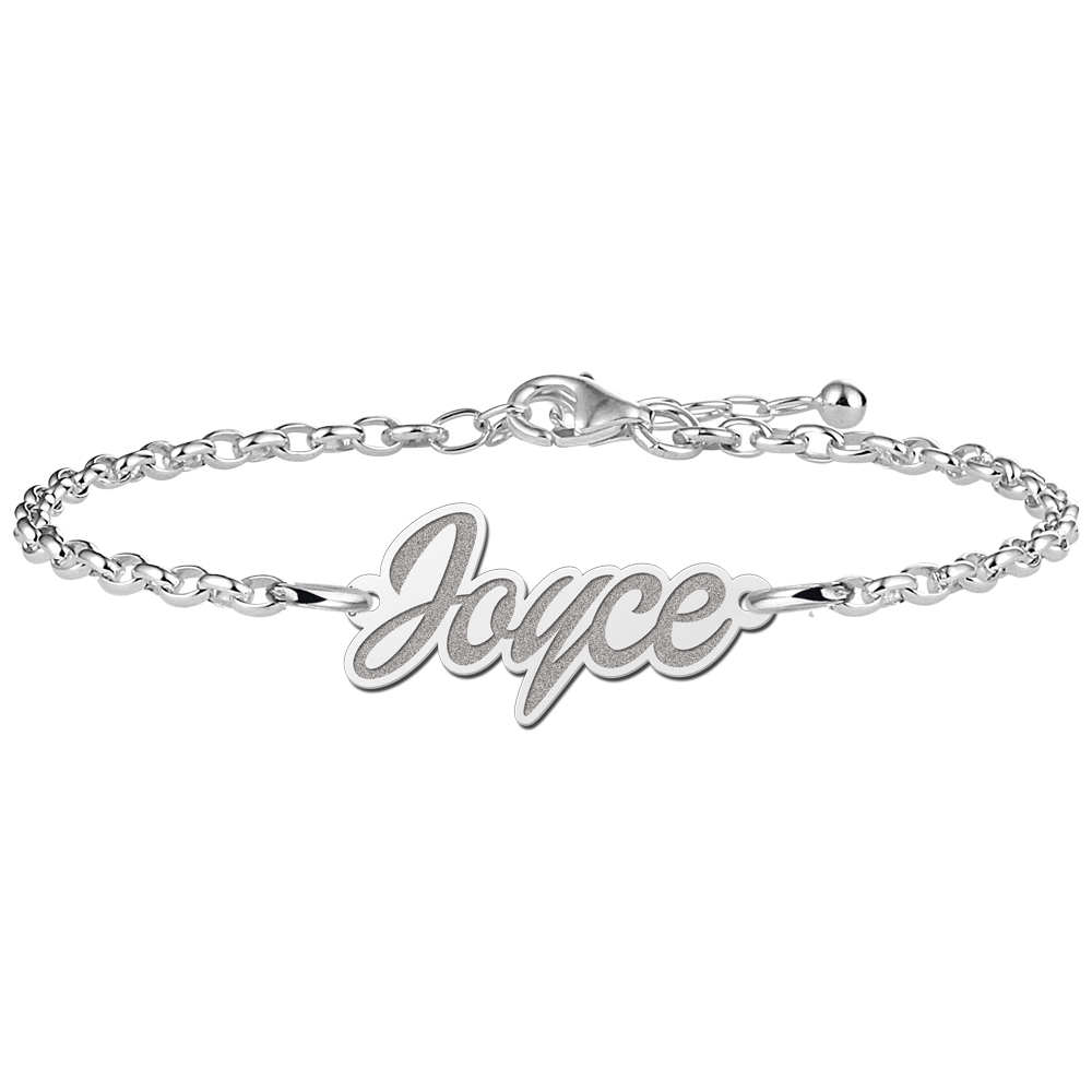 Silber Armband mit Namen