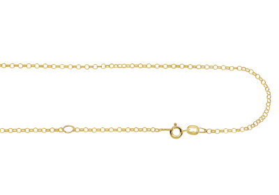 Jasseronkette aus 9 Karat Gold 38 bis 42 cm