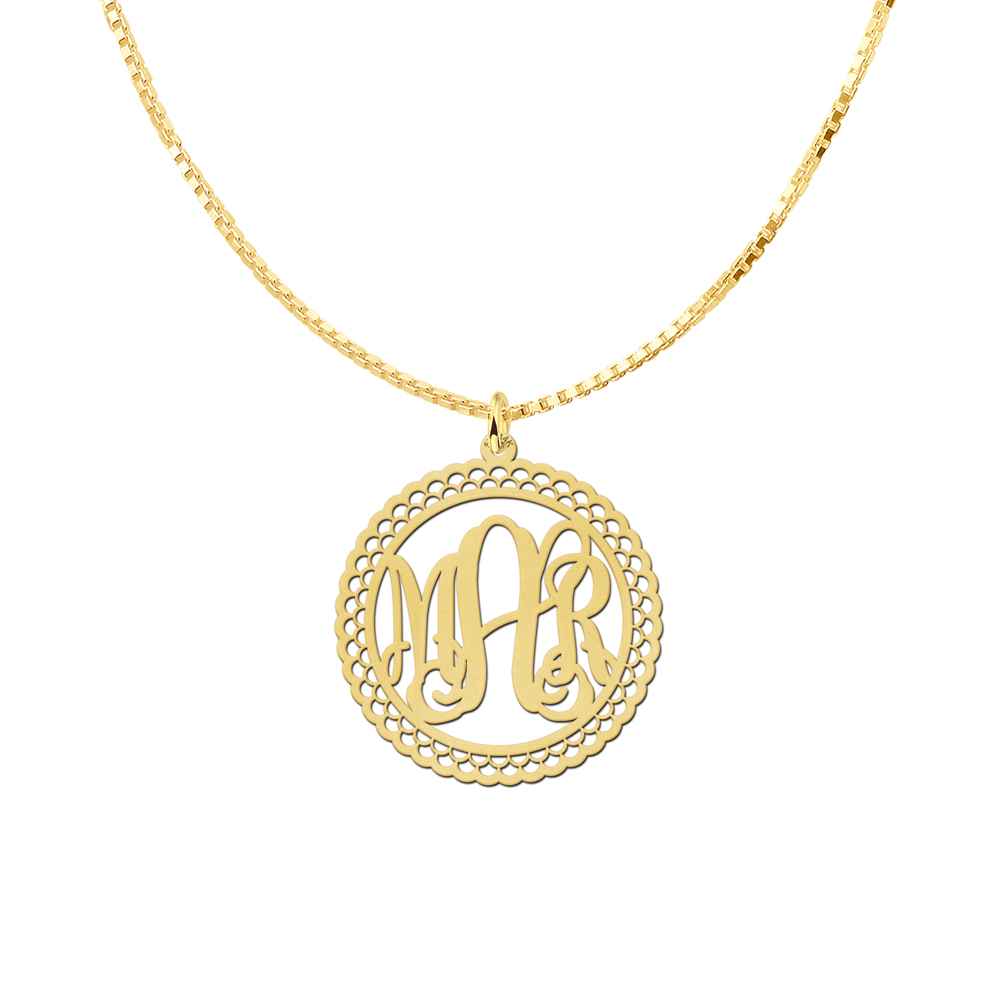 Monogramm Anhänger mit Gravur Monogramm Anhänger mit Gravur
