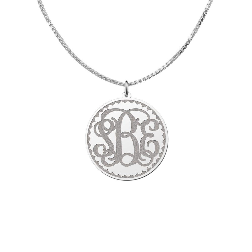 Monogramm Schmuck aus Silber