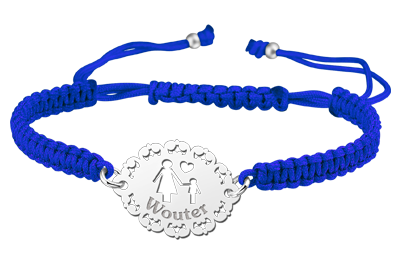 Shamballa Armband Mutter und Sohn – Blau Shamballa Armband Mutter und Sohn – Blau