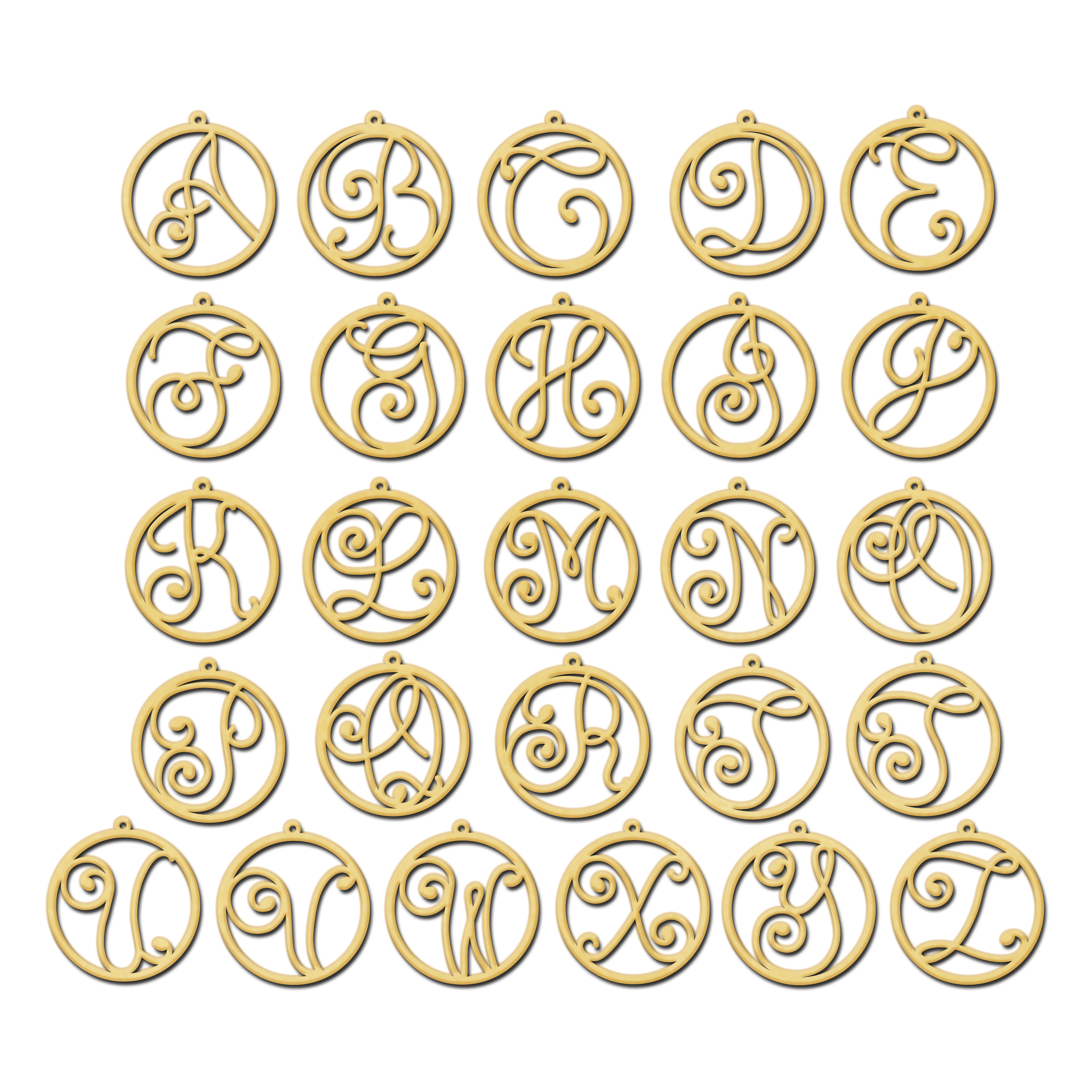 Goldene Buchstaben