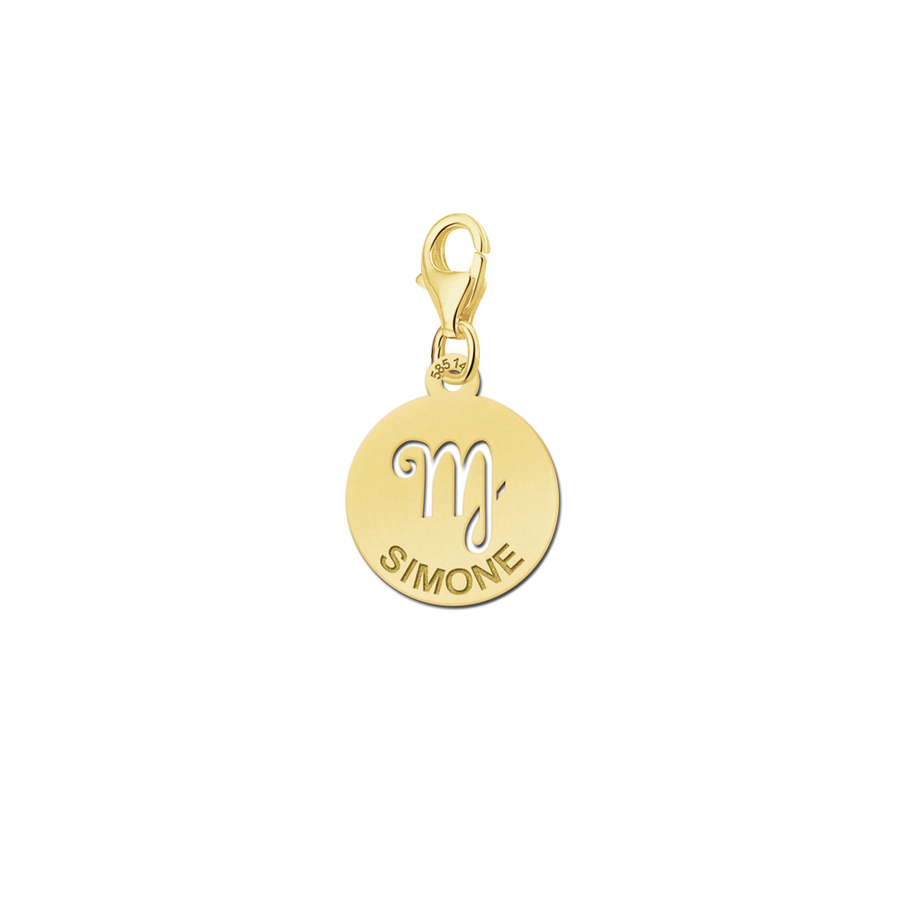 Charm Anhänger aus Gold - Jungfrau