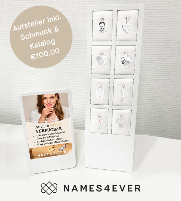 Display mit Trauerschmuck