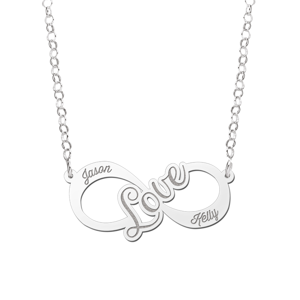 Love Infinity Kette aus Silber