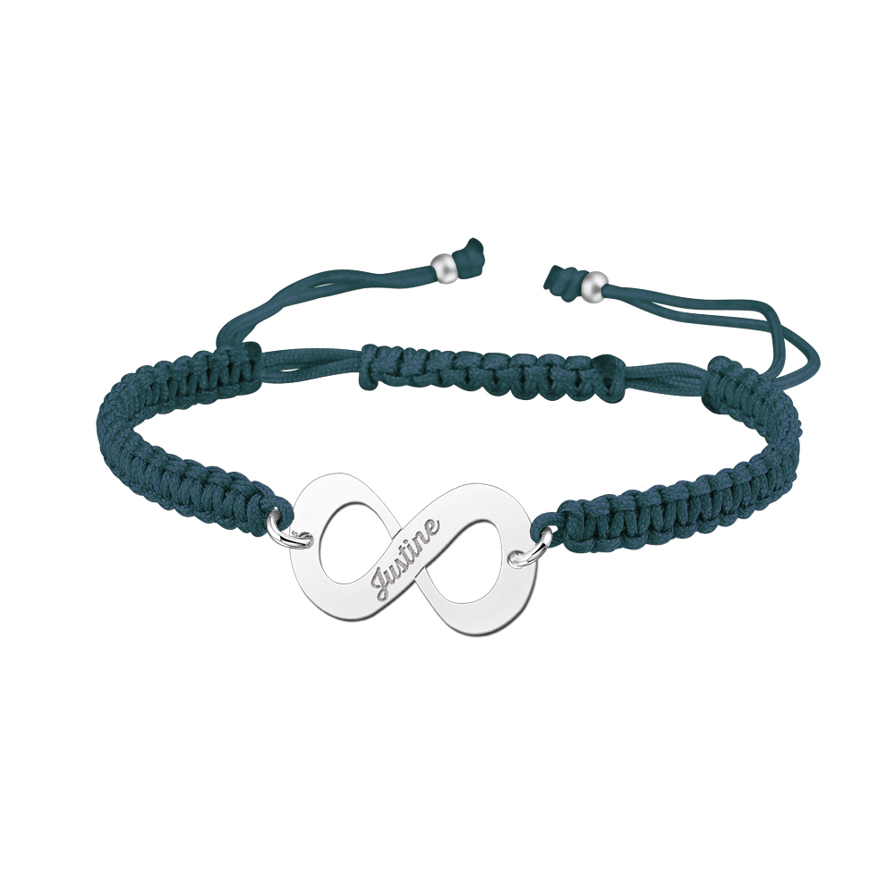 Shamballa Infinity Armband - Schwarz Shamballa Infinity Armband - Schwarz