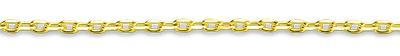 38-42cm (Kind)      Anker Kette Vergoldet
