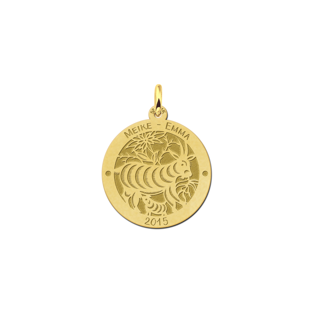 34MMChina Fengshui Bronze 12 Sternzeichen Tier Affe Mini Amulett Anhänger Statue 
